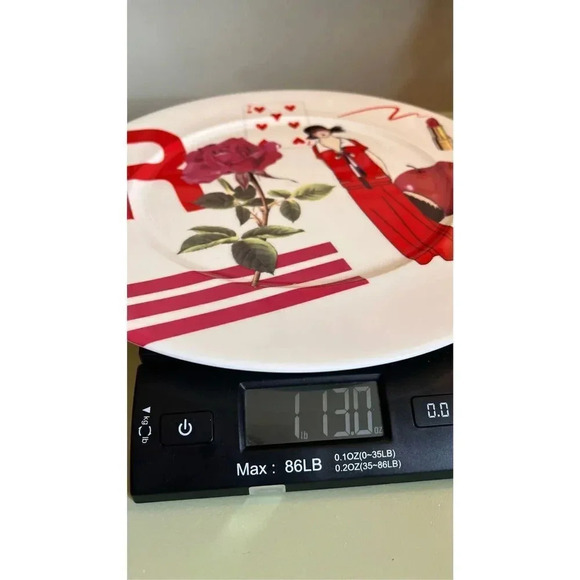 Mikasa Lady in Red Fine China Bone Decorative Plate Japan - Picture 7 of 8